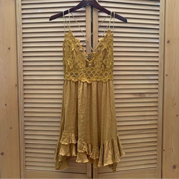 Free People Dresses & Skirts - FP One Adella Slip Dress Large